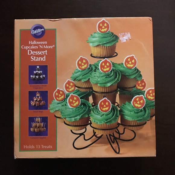 Wilton Party Supplies Wilton Black Halloween Cupcakes Dessert Stand Nwt Poshmark